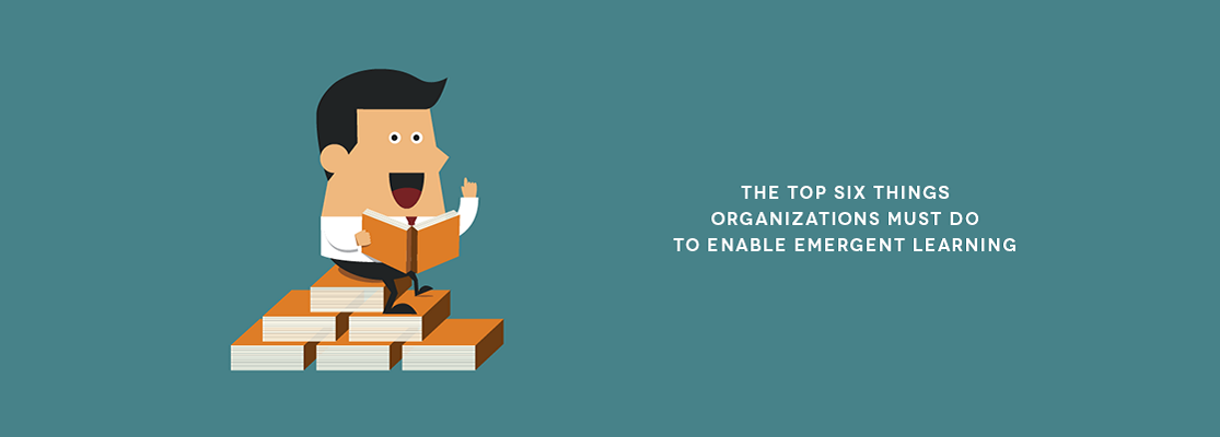 THE TOP SIX THINGS ORGANIZATIONS MUST DO TO ENABLE EMERGENT LEARNING