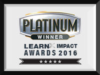 LEARNNOVATORS WINS PLATINUM AT LEARNX IMPACT AWARDS 2016