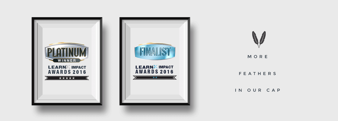 LEARNNOVATORS WINS PLATINUM AT LEARNX IMPACT AWARDS 2016