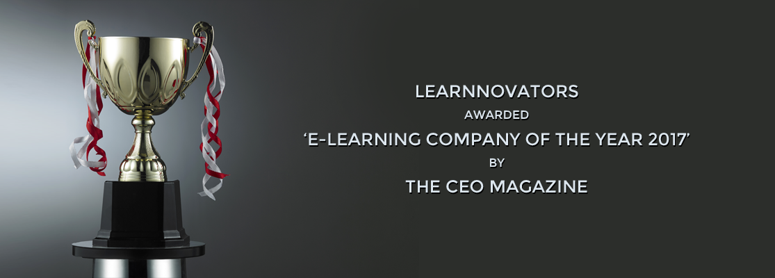 LEARNNOVATORS AWARDED ‘E-LEARNING COMPANY OF THE YEAR 2017’ BY THE CEO MAGAZINE
