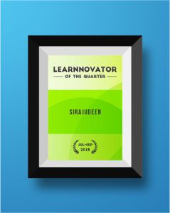 Read more about the article Learnnovator Of The Quarter