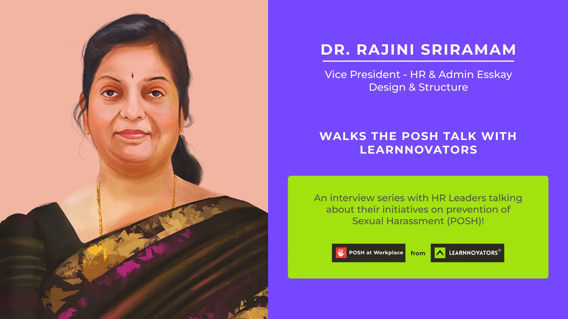 Dr. Rajini Sriraman | Walks The POSH Talk With Learnnovators